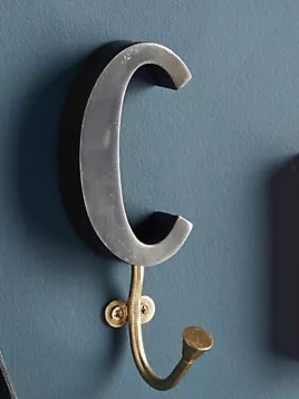 NWT Julian Monogram Hook Letter C